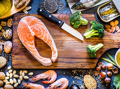 Fisk och skaldjur är en vanligt utlösande faktor för anafylaxi.