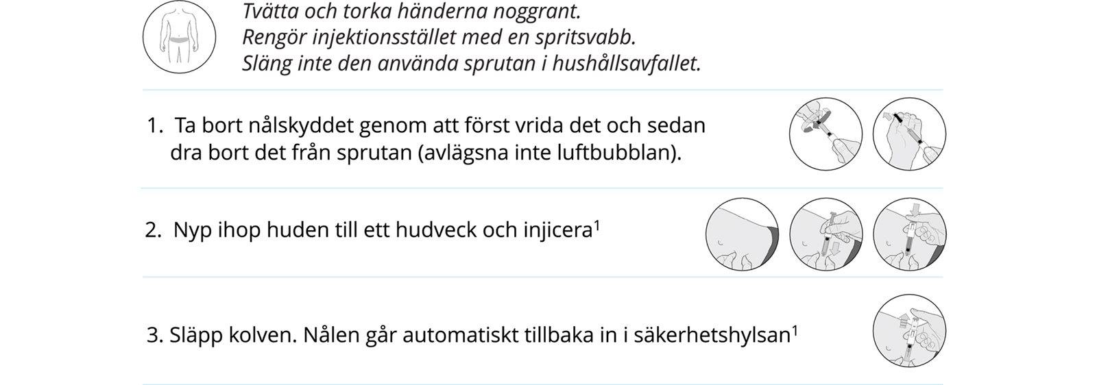 administrering av Arixtra